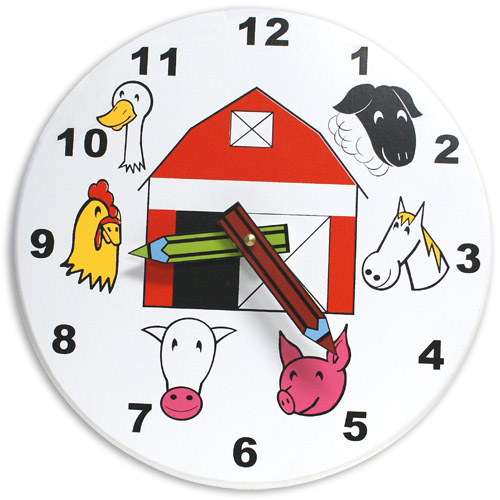 UPC 725879000011 product image for Holgate HZKC1 Kids Farm Clock | upcitemdb.com