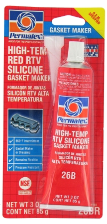 Permatex HighTemp Red RTV Silicone Gasket 81160