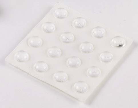 .75in. Clear Round Surface Gard Non Adhesive Pads 9966 Pack Of 12