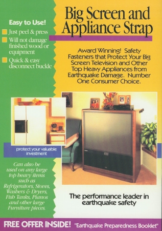 Quakehold Big Screen & Appliance Strap 4508