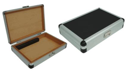 Visol VHUD74 Augustine Aluminum Travel Cigar Humidor