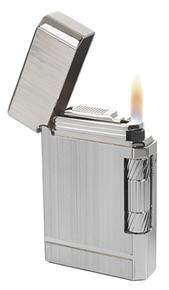 Visol VLR201901 Sultan Brush Silver Flint Lighter