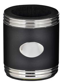 Vac105 Taza Black And Stainless Steel Can Holder