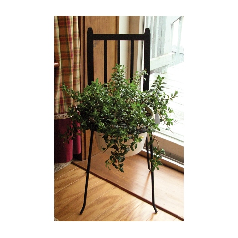 Village Wrought Iron PSIND Iron Plant Stand Adirondack