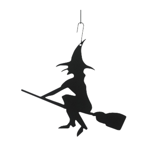 Witch-halloween Silhouette Decoration
