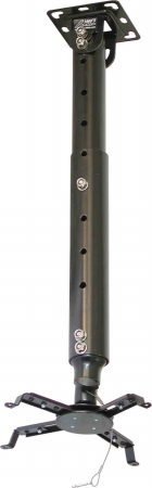Audio2000s AST420P 18.5 in. 26.4 in. Projector Ceiling Mount Black