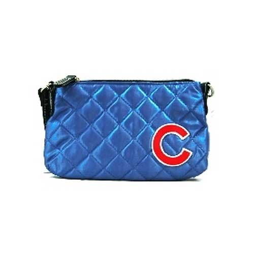 Caseys Distributing 8669904824 Chicago Cubs Quilted Wristlet Purse
