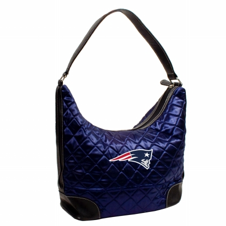 Littlearth 151477 New England Patriots Quilted Hobo Handbag