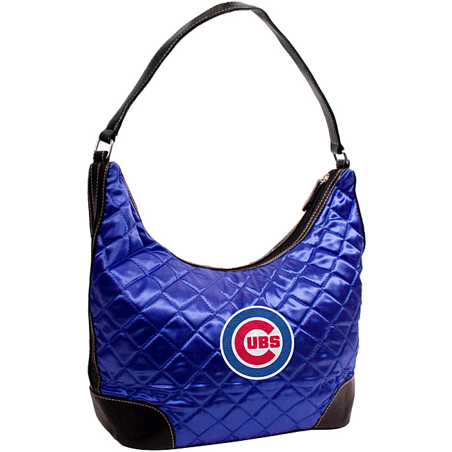 Littlearth 151454 Chicago Cubs Quilted Hobo Handbag