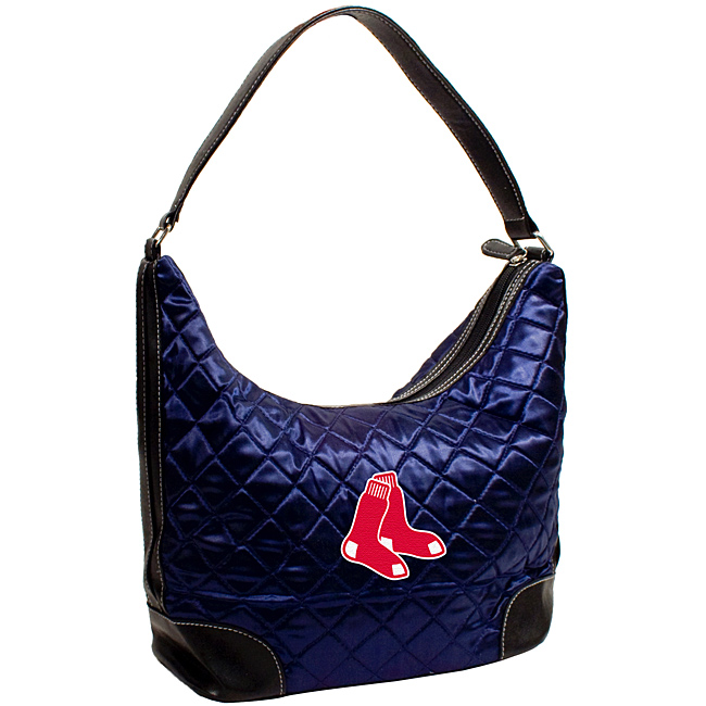 Littlearth 151453 Boston Red Sox Quilted Hobo Handbag
