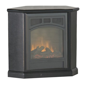Eagle Industries 52722NGBK 32 in. Corner Fireplace  Black