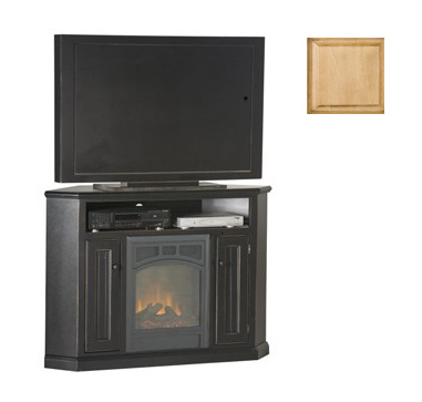 Eagle Industries 52740WPGO 32 in. Corner Fireplace with Doors European Gold