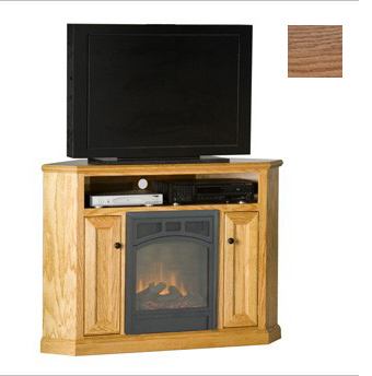 Eagle Industries 53740WPSO 32 in. Corner Fireplace with Doors Sandy Oak