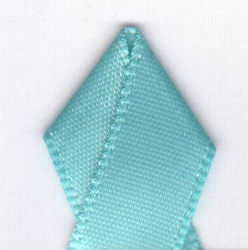 Papilion R07430223031520YD .88 in. SingleFace Satin Ribbon 20 Yards  Navajo Turq