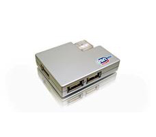 UPC 858536000298 product image for Linxcel UH-214X-L High-Speed USB 2.0 4-Port Mini Hub | upcitemdb.com