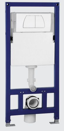 Psf332 In Wall Tank & Carrier For Wall Mounted Toilets Blue