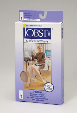 Jobst 115172 Opaque Closed Toe Knee Highs 3040 mmHg Size Color Midnight Navy Small