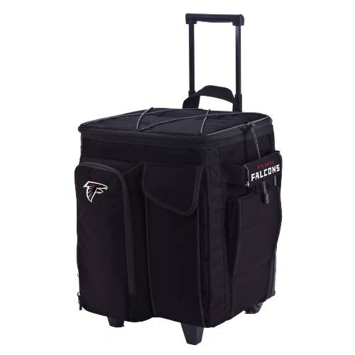 Athalon Sportsgear 163ATL Athalon NFL Tailgate Cooler with Trays Atlanta Falcons Black