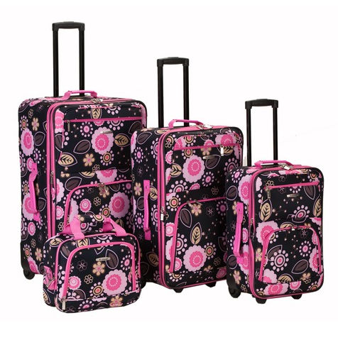 Rockland 4 Pc Pucci Luggage Set