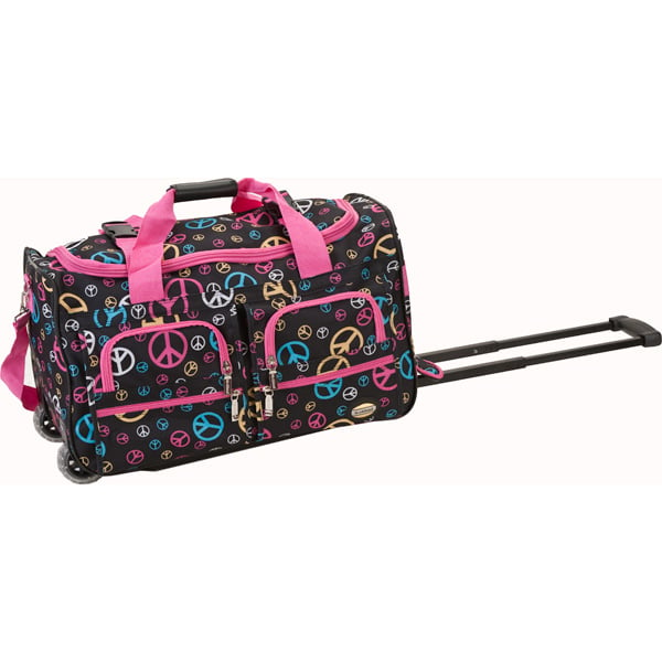 Rockland Prd322-peace 22 Inch Rolling Duffle Bag