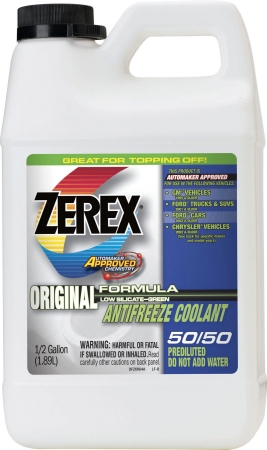 64 Oz 50-50 Prediluted Ready To Use Antifreeze Coolant Zxru4 - Pack Of 6