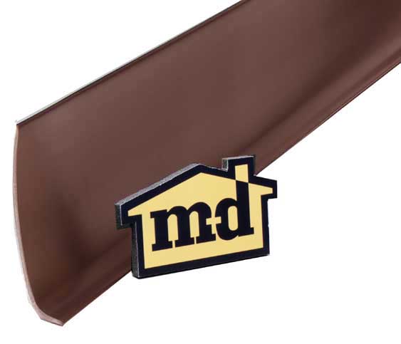 M-d Products 4in. X 4ft. Brown Cove Wall Base Vinyl Strips 75234