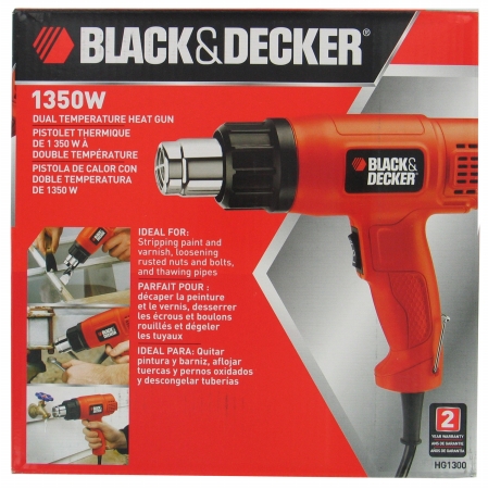 Black & Decker Power Tools Dual Temperature Heat Gun Hg1300