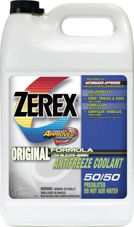 1 Gallon 50-50 Prediluted Ready To Use Antifreeze Coolant Zxru1 - Pack Of 6
