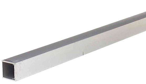 6063 UAAC 2pcs Aluminum Architectural Square Tube .062 x 1 x 48 in