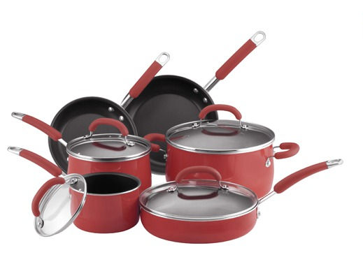 11535 10 Piece Porcelain Ii Cooking - Red