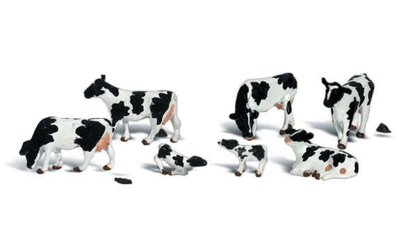 Woodland Scenics WS 2187 Holstein CowsN Scale