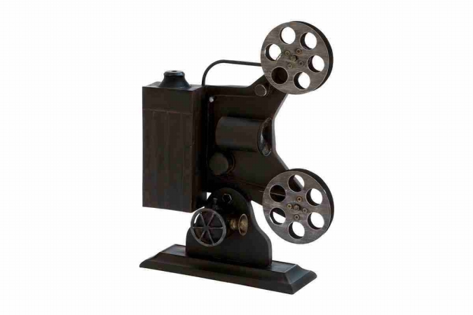 Benzara 51649 Metal Table Decor Film Projector