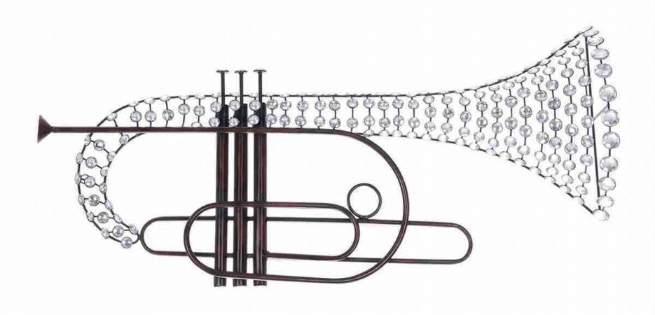 Benzara 53012 Trumpet Wall Decor