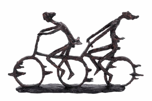 Benzara 58273 Polystone Bike Table Top Decor With Passion