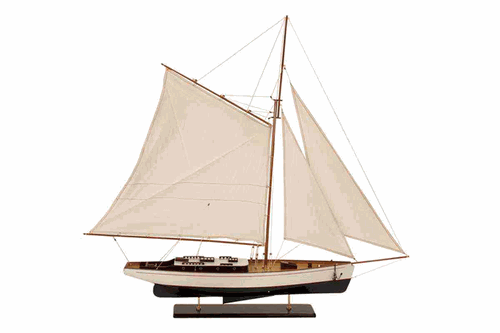Benzara 71589 Wood Ship Low Cost Table Top Nautical Decor
