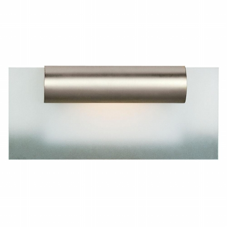 62061-sc-fst Roto 1 Light Frosted Glass Wall And Vanity - Satin Chrome