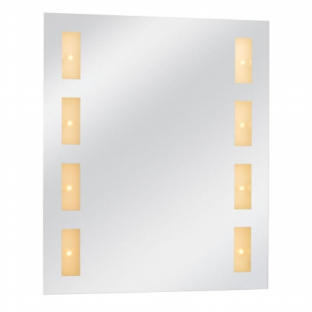 Access Lighting 64071-MFR Reflections 12 Light Molded Frosted Rectangular Illuminated Mirror