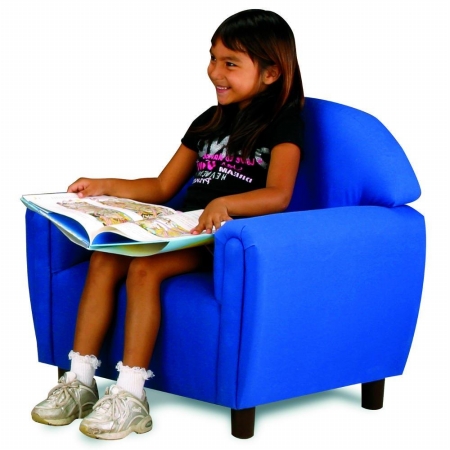 Vinyl School Agel Chair - Blue