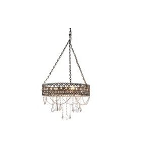 Cbk 344811 Greywash Hanging Chandelier
