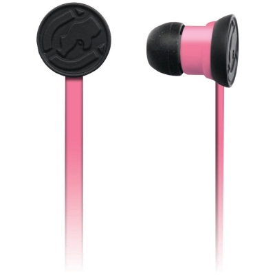 ecko EKUSTPPK Ecko Stomp Earbud with Flat Tangle Free Cable  Pink