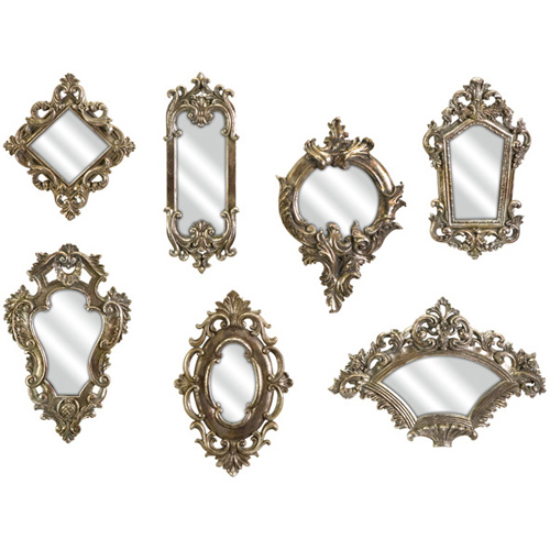 Loletta Victorian Inspired Mirrors - Set Of 7