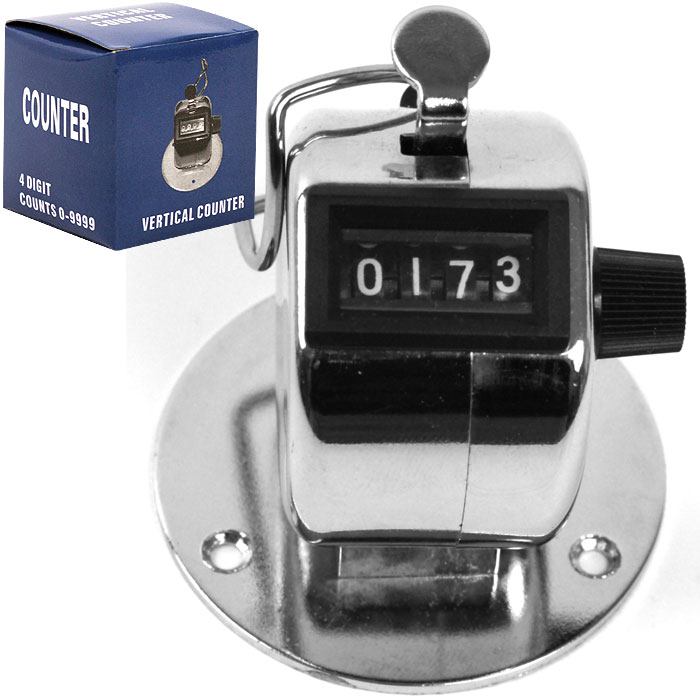 Tally Counter Clicker - Handheld Or Base Mount