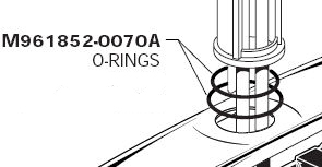 American Standard M9618520070A ORing Kit for Kitchen Faucets