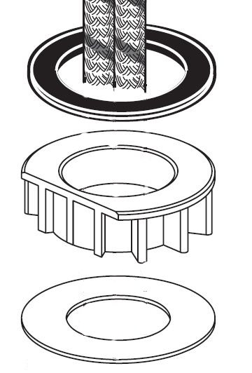 American Standard M9626720070A Mounting Kit Pekoe Extended Kitchen Faucets