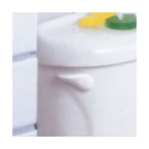 047192-0200a 30 Degree X 6 In. Left Hand Plastic Trip Lever - White