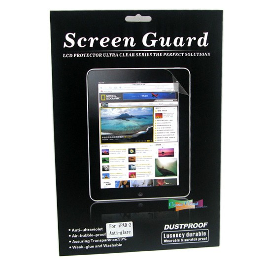 CET 20033131 iPad 2 Compatible Screen Protector (Matte film antifingerprint)