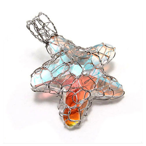 CET Domain SZ1418674 Swarovski Crystal Starfish Designed 925 Sterling Silver Necklace