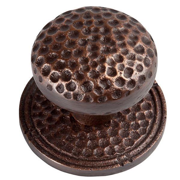 The Copper Factory Solid Cast Copper Large Round Backplate in Antique Finish CF