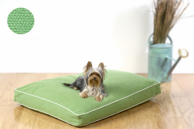 Dog Gone Smart Bed DGSGRE3415 XL Sage Rectangular Tan Piping