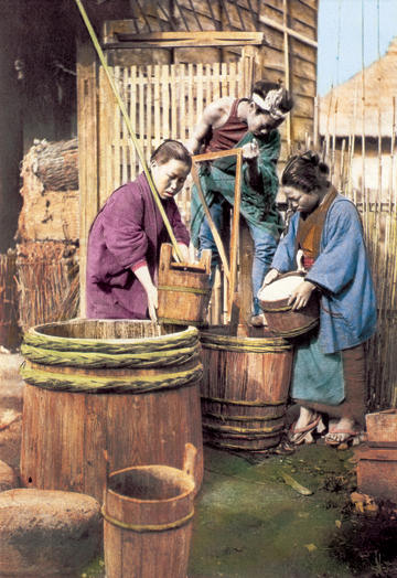 Buyenlarge 02223xP2030 Washing Rice Before Grinding 20x30 poster